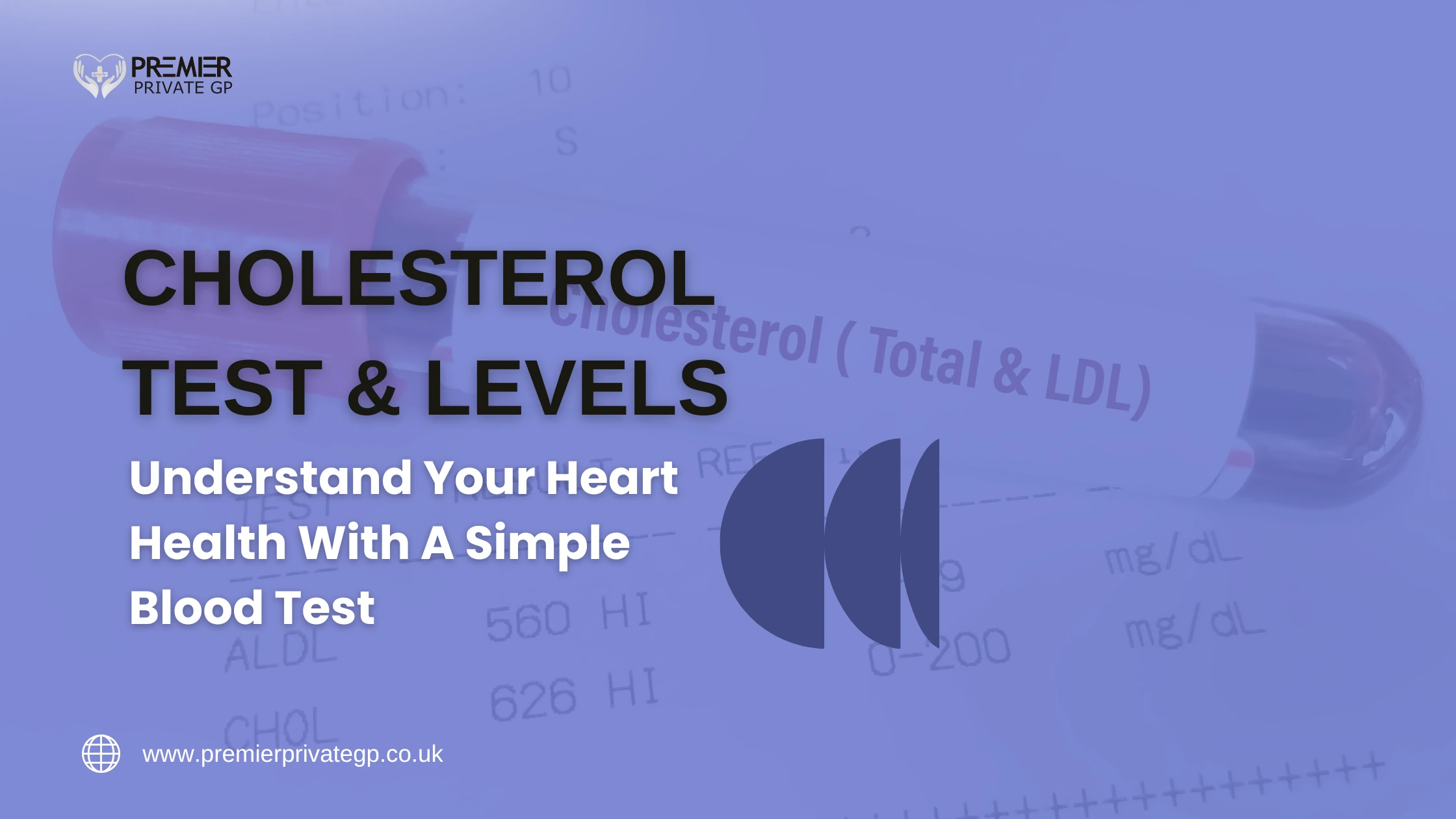 Cholesterol blood test UK