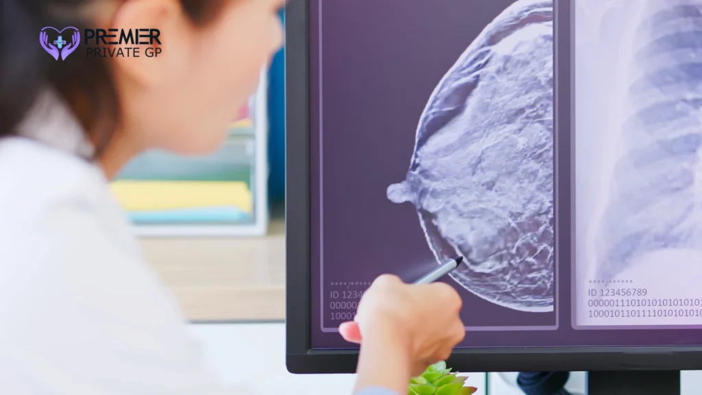 Breast cancer screening mammogram